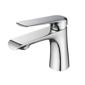 Proveedor de fábrica moderno cuarto de baño grifo lavabo montado cubierta cromo sola manija solo agua fría lavado a mano de zinc cuadrado Cuenca del grifo - Product Image 2