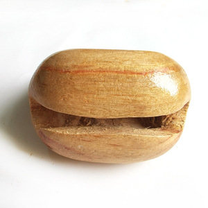 Bloc de percussion carré en bois massif naturel avec maillet pour enfants, instrument de rythme Orff pour la salle de classe, vente en gros - Product Image 3