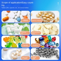 Machine de comptage et d'embouteillage entièrement automatique de haute précision à écran tactile DXS-8 pour bonbons, pilules, comprimés, capsules et gélules souples 80000