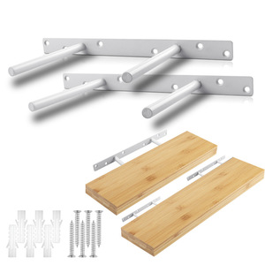 Haidibosi Concealed <b>Shelf</b> <b>Bracket</b> Iron Double T Shape Support For <b>Shelves</b> Storage Furniture - Product Image 2