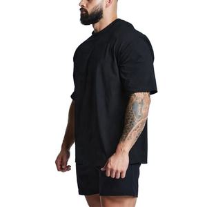 Camisetas de Hombre al por Mayor de Fábrica, 100% Algodón, Verano, Lisas, Extra Grandes, Casuales, con Logotipo Personalizado, Camisetas Deportivas para Hombre - Product Image 3