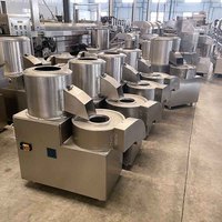 DY Nieuwe Semi-automatische Schil- en Snijmachine voor Aardappelchips, 100-200kg/uur, Hoge Productiviteit voor Fruit & Groenten