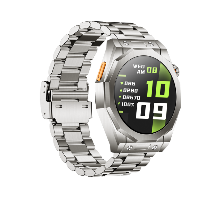 Factory Wholesale Z18 Max Sport Smart Watch Stainless Steel Band IP67 Waterproof Answer Call Function-Reloj Inteligente