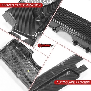 ฝาครอบเครื่องยนต์คาร์บอนไฟเบอร์แบบแห้ง สไตล์ OEM สำหรับ Audi R8 ปี 2007-2011 สำหรับตกแต่งภายในรถยนต์ - Product Image 3
