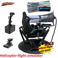 Cockpit de simulateur de course en aluminium pour simulateurs de vol et de course, avec support de volant Direct Drive, vente en gros