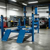 AUTEC ATW-A60, Alineador de Ruedas 3D y Elevador de Autos de Cuatro Postes, Garantía de 12 Meses, Potencia de 0.25KW, Sin Límite