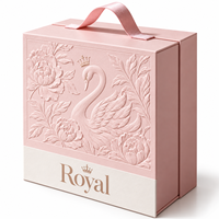 Boîte cadeau en carton pliable personnalisée de luxe, solution d'emballage écologique pour les marques de cosmétiques et de vêtements