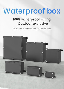 70*40*40 PC Caja ignífuga Caja de conexiones impermeable para exteriores IP68 Sello de instrumento eléctrico Caja de interruptor de botón negro - Product Image 5