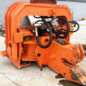 360 도 회전 KN300 고주파 진동 해머 유압 굴삭기 장착 파일 드라이버 파일 드릴링 머신 - Product Image 5