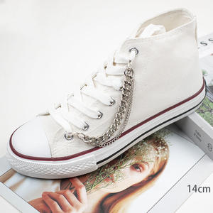 Модная металлическая Серебряная цепочка для обуви - Product Image 6