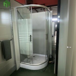 Terbaik penjualan Mewah Kamar kecil seluler portabel baja Toilet kamar mandi wadah rumah dengan Panel Sandwich untuk aplikasi Taman - Product Image 3