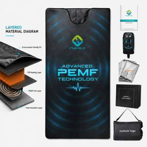 Fuerle 4 PEMF Sauna Blanket PU Waterproof Heating <strong>Infrared</strong> Sauna Blanket with PEMF Magnetic - Product Image 1