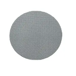 Disco de filtro de malha redonda com borda de alumínio para gravação de fotos finas de 10 25 50 60 100 180 mícrons