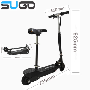 Trottinette pliable 120W pour enfants, capacité de charge 70 kg, avec hauteur de selle réglable, modèle CD02-S, vente en gros - Product Image 6
