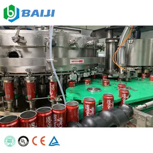 Kleinschalige Energiedrank Maken Inblikkende Naadinstallatie/Koolzuurhoudende Drank Aluminium Blikvulmachine