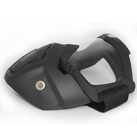 Masque Intégral de Moto avec Lunettes de Motocross et Filtre Buccal Détachable, Casque Coupe-Vent pour Quad/Moto Tout-Terrain