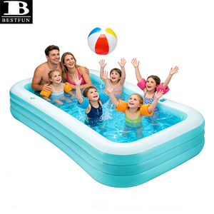 <span class=keywords><strong>สระ</strong></span>ว่าย<span class=keywords><strong>น้ำ</strong></span><span class=keywords><strong>เป่า</strong></span><span class=keywords><strong>ลม</strong></span>ขนาดใหญ่สำหรับครอบครัว พร้อมบอลลูน PVC หนาพิเศษ สำหรับเด็กและผู้ใหญ่ ใช้กลางแจ้งในสวน - Product Image 1