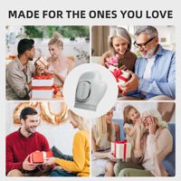Masseur de poignet intelligent 3-en-1 avec techniques de massage pneumatique, vibrations, chaleur et compression, batterie 2000 mAh