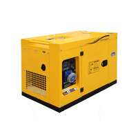 الديزل الصامتة مولد 10kva واحدة مولد ثلاثي المراحل 10kw 12kva