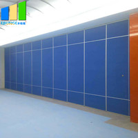Système de cloison acoustique pliable et mobile pour bureau et salle de banquet