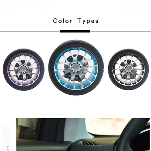 La fábrica CNC fabrica difusores de fragancia de coche de iluminación ambiental característica especial para entusiastas de las ruedas de aleación de aluminio - Product Image 6