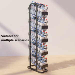Support d'affichage en fil métallique double face personnalisé pour le <span class=keywords><strong>stockage</strong></span> de seaux de gallon d'eau minérale boisson énergétique <span class=keywords><strong>stockage</strong></span> de bouteilles de <span class=keywords><strong>vin</strong></span> - Product Image 4