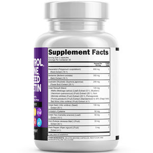 OEM Resveratrol berine ekstrak biji anggur Quercetin ekstrak teh hijau suplemen polifenol semua dalam 1 Kapsul Resveratrol - Product Image 5