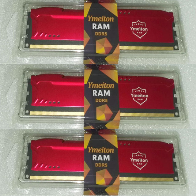 Memorias RAM DDR5 16GB with Heat Sink UDIMM PC5 4800 5200 5600MHZ DDR5 RAMs OEM 16G for Desktop Computer Ymeiton PC5 RAM DDR5