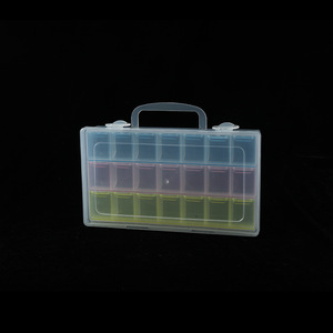 Portable Pillbox 21 Compartment Extra Large Capacity Weekly Storage Case With Handle For Medication Organization - Product Image 1