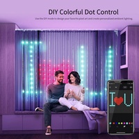 Lampu String LED Plastik 400 Lampu Pintar untuk Dalam/Luar Ruangan, Dekorasi Natal, DIY, Dapat Diprogram, Lampu Liburan, USB, Dapat Diredupkan, Berperingkat IP65