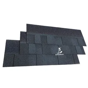 SANGO SUNRAVEN Free Sample Free Sample Laminated Asphalt Shingles Gach Nhua Duong Bitumen Roofing Sheet For Brasil Hotel