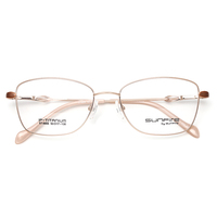 La última primavera bisagra de titanio flexible gafas marcos para las niñas