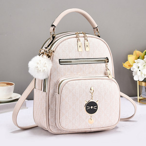 Women's 2026 New Arrival Fashionable Casual Bag PU Zipper Polyester Lining-European Retro Style for Female Students - Product Image 2
