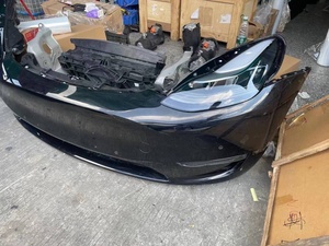 Originale usato per il modello Tesla <span class=keywords><strong>3</strong></span> <span class=keywords><strong>S</strong></span> Y kit carrozzeria paraurti anteriore auto che circonda la barra anteriore posteriore ruota sopracciglio lato gonna cofano - Product Image 4