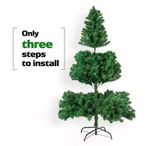 Árbol de Navidad Premium de Abeto con Bisagras de 5.5 Pies, Soporte de Metal Sólido, Decoración Navideña Artificial para Interiores, Ligero y Fácil de Instalar - Product Image 6