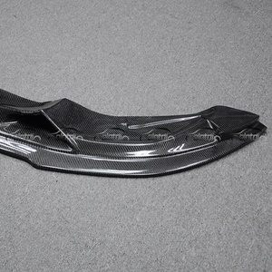 R Style Carbon Fiber Front Bumper Lip Chin Spoiler Wing <b>Splitter</b> for BMW F80 M3 F82 F83 M4 Front Lip - Product Image 6