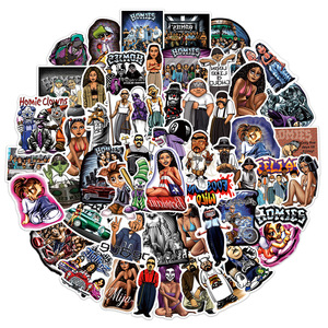 100 Uds POPULAR gran oferta Homies pegatinas decorativas etiqueta para equipaje álbum de recortes Laptop Skateboard casco pegatina impermeable - Product Image 1