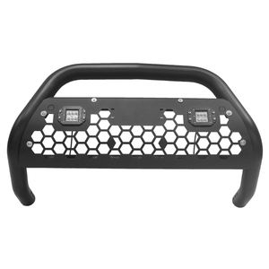 Protector de rejilla delantera de parachoques de barra de toro de acero inoxidable modificado <span class=keywords><strong>4X4</strong></span> para Hilux Navara Ranger Amarok D-Max - Product Image 1