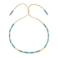 Bracelet bohème réglable en macramé fait main avec perles Miyuki de petite taille, design mignon et abordable, pour femmes