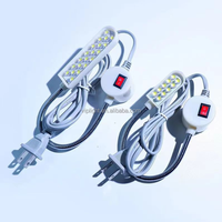 Ampoules LED super lumineuses, lampe de travail pour machine à coudre, lampe industrielle pour vêtements, lampe de positionnement laser rouge pour la découpe de vêtements