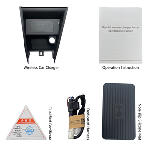 Pour Toyota Vios/<span class=keywords><strong>yaris</strong></span> 3 chargeur sans fil 2013-2021, chargeur de voiture rapide, accessoires de téléphone - Product Image 2