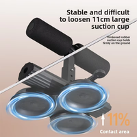 Rouleau abdominal transfrontalier en acier, PP et ABS, avec pédalier, aide aux sit-ups, corde de traction, pour le remodelage et le tonification de la taille, antidérapant, à double ventouse