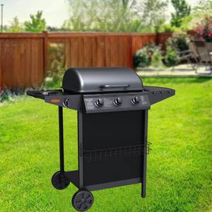 Barbacoa de gas de tres quemadores con quemador de 104x55,4x97,7 H para herramienta de torneado al aire libre - Product Image 3