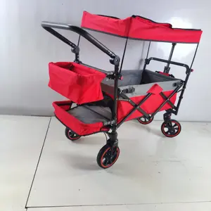 schwerlast zusammenklappbar camping strand outdoor klappwagen cart mit stoßdämpfung