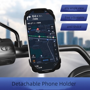 Afneembare Fiets Accessoire Scooter Motorfiets Stuur Mobiele Telefoon Mount E-<span class=keywords><strong>Bike</strong></span> Mobiele Telefoon Houder Voor 4.5-7 Inch Smartphones - Product Image 4