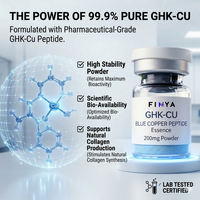 Poudre lyophilisée de peptides de cuivre bio, essence de rétinol et oligopeptides, sans parabène, hydratante, anti-rides, lissante, de luxe