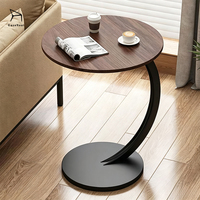 Table de chevet et de salle à manger de style nordique simple avec plateau rotatif pour chambre et bureau – Vente en gros