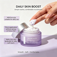 Crème Visage MERCILEN Personnalisée avec Logo, Capsules Liftantes pour les Pores, 99% Bakuchiol Pur, Céramide Rétinol pour une Peau Raffermie et Densifiée