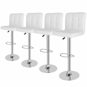 Tùy chỉnh hiện đại Nordic bọc thanh cao ghế kim loại PU da thanh phân - Product Image 1