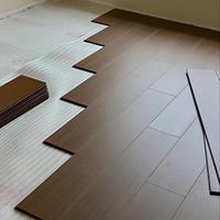 Revêtement de sol en vinyle SPC haut de gamme, résistant à l'usure, imperméable, compatible avec le chauffage par le sol, structure EPC ABA, pour intérieur, villa, centre commercial sur mesure
